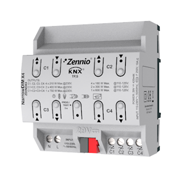 Zennio Reinvents With NarrowDIM X4 Dimmer