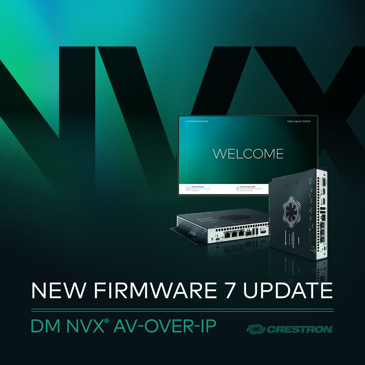 Crestron DM NVX firmware enhancements drive AVoverIP forward