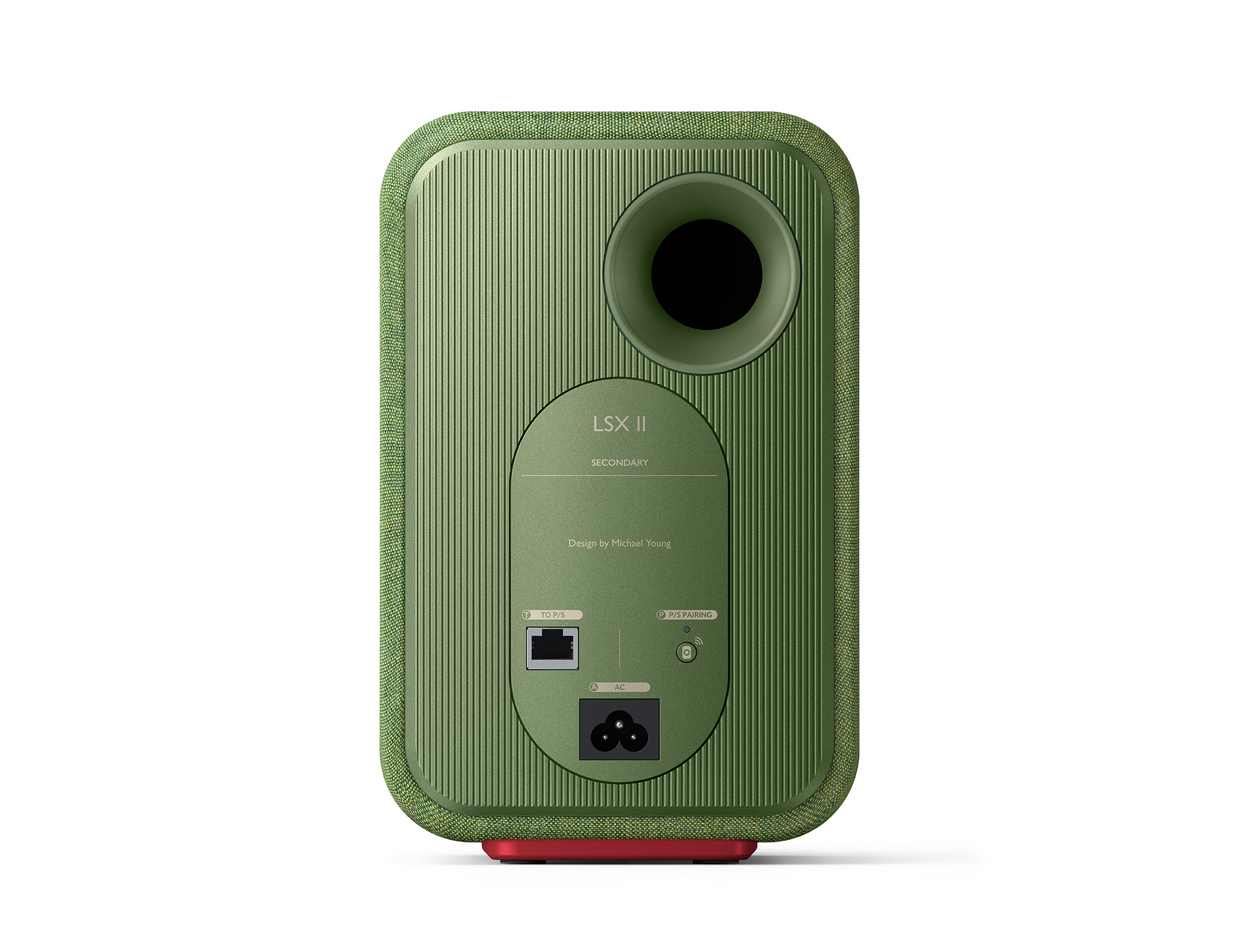 KEF LSX II wireless HiFi speakers available in olive green