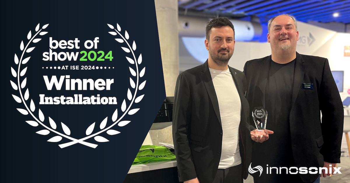 Innosonix MA32/D² wins in Best of Show at ISE 2024 - Essential Install