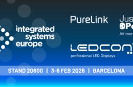 PureLink GmbH teams up with with Just Add Power and LEDCON Systems at ISE 2026