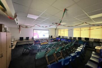 Equippd transforms Christmas Day Centre into pop up cinema