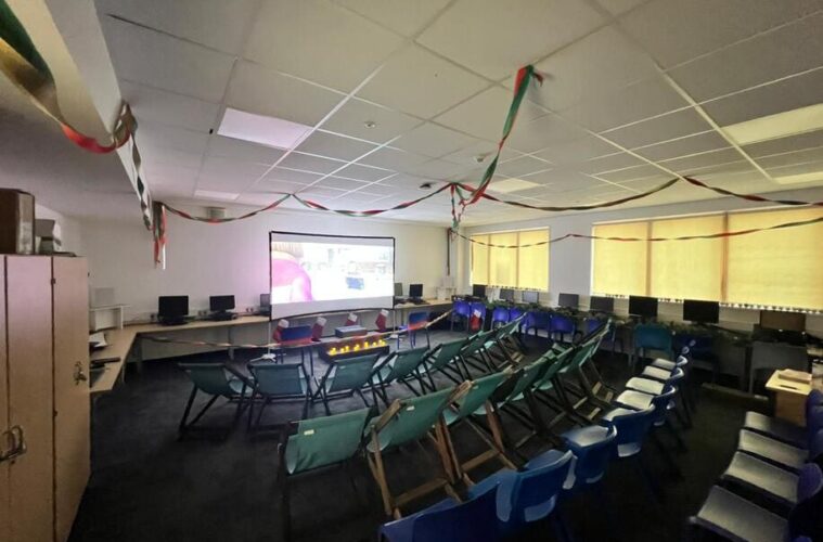 Equippd transforms Christmas Day Centre into pop up cinema