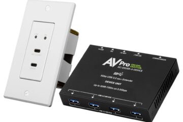 AVPro Edge launches USB 3.2 single-gang wall plate extender kit