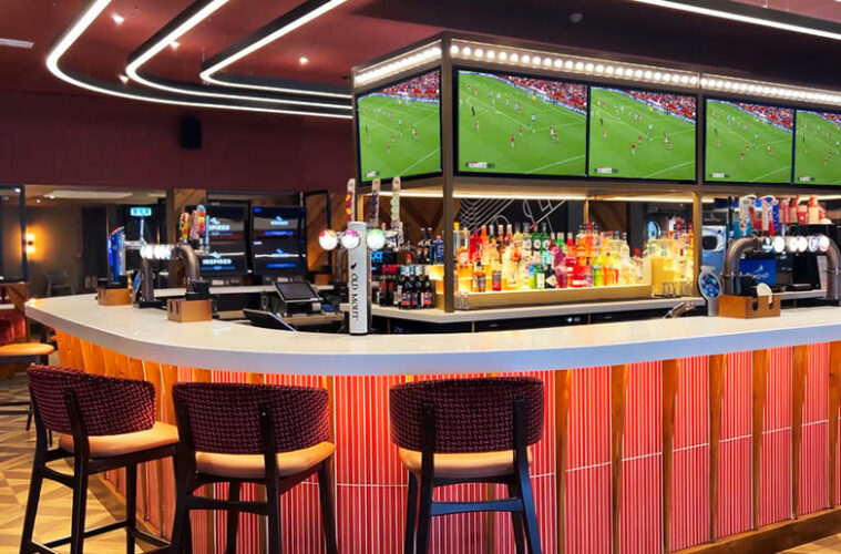 TVC Transforms Arena Sports Bar at holiday park