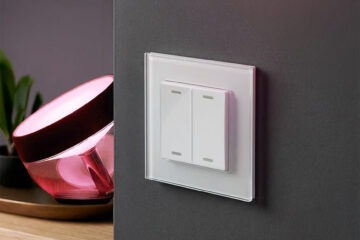 Retrotouch Friends of Hue kinetic switches integrate with Control4 