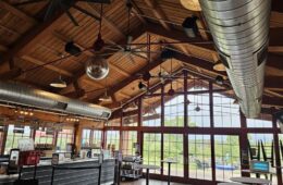 Biamp Desono loudspeakers installed at Angry Orchard Walden Cider House