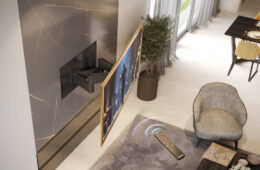 Nexus 21 Apex motorised mount optimised for Samsung’s The Frame TVs