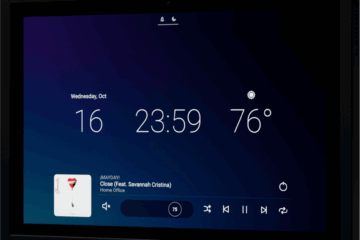 ADI launches next-gen Control4 T5 in-wall touchscreen