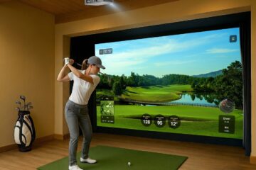 Optoma releases short throw projectors for immersive golf simulation