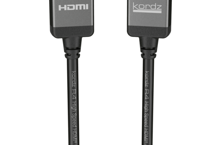 Kordz will showcase its R.4 48Gbps Rack and Marine Passive HDMI Cable at CEDIA Expo 2026, September 1-4, in Denver, Colo. Engineered specifically for mission-critical rack and marine applications, the R.4 represents the latest evolution of the company's high-performance, installation-friendly HDMI portfolio. Built as the successor to Kordz' R.3 18Gbps HDMI Cable, the R.4 supports the full 48Gbps data rate, enabling transmission of uncompressed 8K video and the complete HDMI 2.1 feature set, including eARC, VRR and QMS. Designed for environments where failure is not an option, it incorporates significant advances in shielding, mechanical stability, cable construction and safety compliance. Every cable is also independently performance-tested and certified to the DPL Labs Enhanced 48Gbps Reference Standard, and comes backed by the Kordz lifetime warranty, ensuring reliable interoperability across real-world HDMI systems. "The R.4 is purpose-built for integrators who require absolute confidence in critical HDMI infrastructure," says Kordz Managing Director, James Chen. "It reflects a focused engineering approach to real installation challenges, such as mechanical stability, EMI control, airflow and compliance, while ensuring systems remain future-ready." For rack installations, the R.4 features a compact die-cast connector assembly, a slimmer cable diameter, and 0.3-meter (1ft) length increments from 0.3m (1ft) to 3.0m(9’10”), supporting clean cable management, improved airflow and efficient routing in high-density equipment racks. A full-metal internal connector housing combined with a 95% coverage copper braid over a 125% coverage foil shield provides EMI rejection, helping maintain signal integrity in electrically noisy environments. Marine installations benefit from a secure 2kg retention HDMI connector designed to withstand constant vibration and movement, along with a full LSZH cable construction that meets IEC60332, IEC60754 and IEC61034 requirements for low-smoke, zero-halogen performance. These features make the R.4 ideally suited for marine and other compliance-driven installations where enhanced fire safety and long-term reliability are essential. At CEDIA Expo, attendees can also experience this philosophy in action with Kordz’ "Cables that hold their own" demonstration. Kordz displays the 20kg pull strength of its PRO4 Active Optical HDMI Cable by using it to suspend a full box of Cat6 cable while simultaneously powering a live TV. Despite its ultra-slim 4.7mm diameter, PRO4 delivers 48Gbps uncompressed bandwidth up to 100 metres and is certified to the DPL Labs Enhanced 48G Reference Standard. The Kordz R.4 48Gbps Rack and Marine Passive HDMI Cable and PRO4 Active Optical HDMI Cable will be showcased at CEDIA Expo 2026, Booth #3032, and are available now.