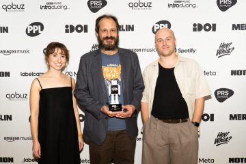 Rachel Silton, Dan Mackta and Euan Dacourt of Qobuz. Photograph: Diya K